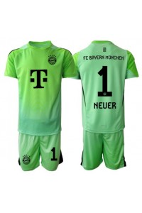 Fotbalové Dres Bayern Munich Manuel Neuer #1 Brankářské Dětské Domácí Oblečení 2025-26 Krátký Rukáv (+ trenýrky)